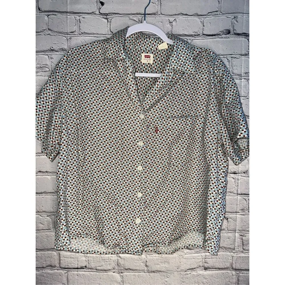 Levi’s San Francisco Cal Button Up Shirt Men’s Medium